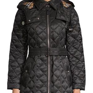 Authentic Burberry Quilted Finsbridge Baughton Jacket